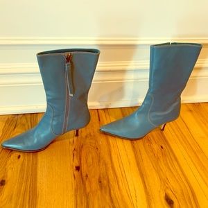 Coach heeled boots barley worm.